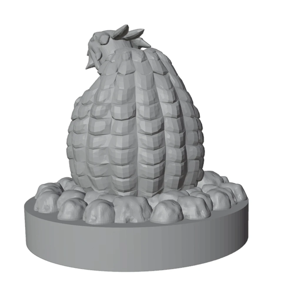 Huevos de dinosaurio para gato y perro – Figuras en resina sin pintar - imagen 2