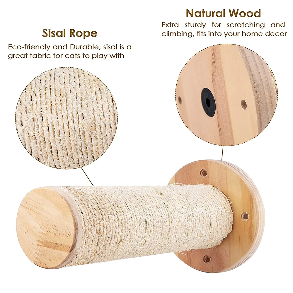 Estante de pared resistente para gatos