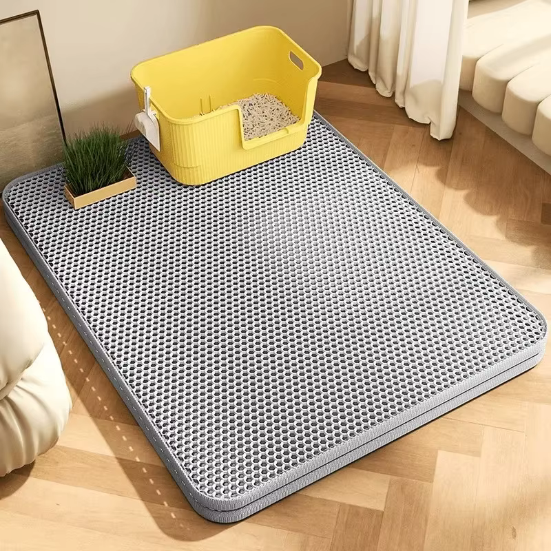 Alfombra Atrapadora de Arena para Gatos – Antideslizante y Lavable - imagen 2