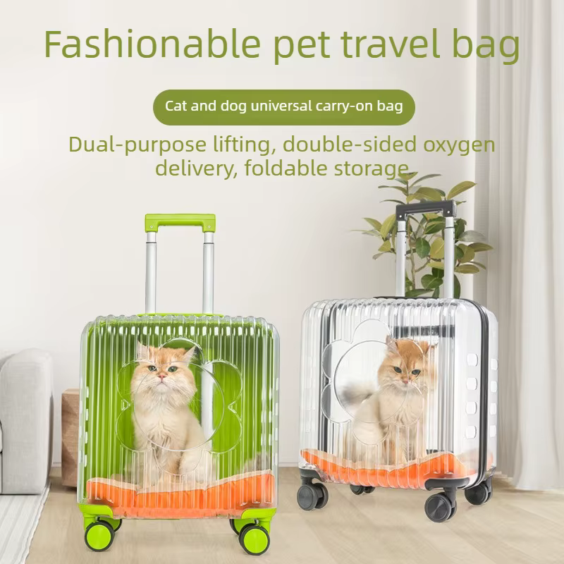 Carriola transportín gatos y perros: gran capacidad para viajes - imagen 2