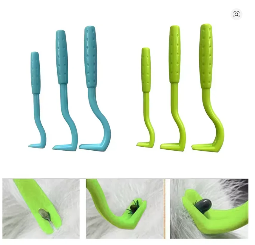Set completo de herramientas de aseo para perros y gatos organizado