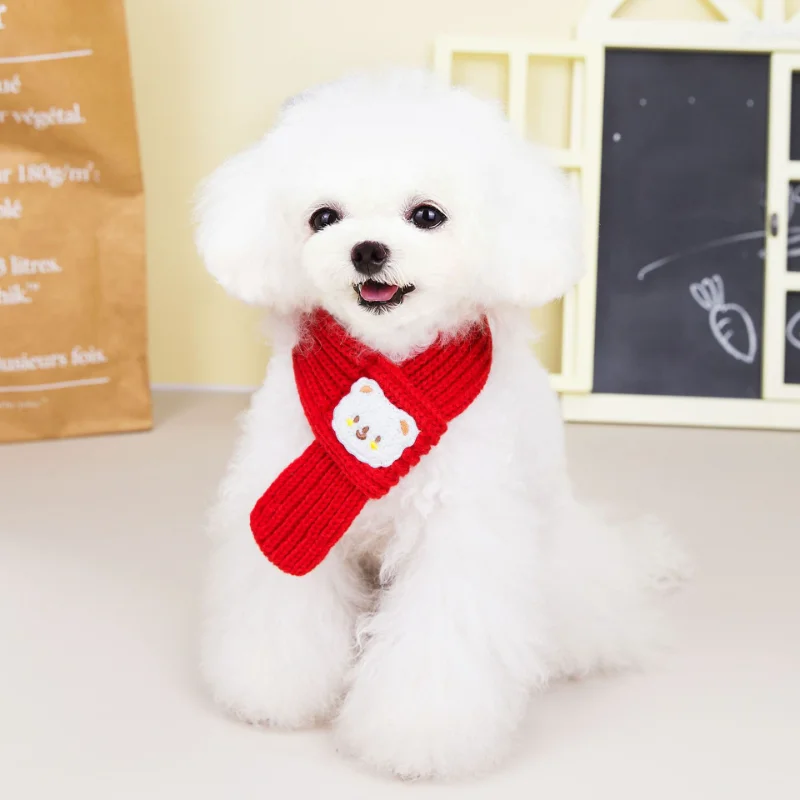 Bufanda Kawaii navideña en mascota