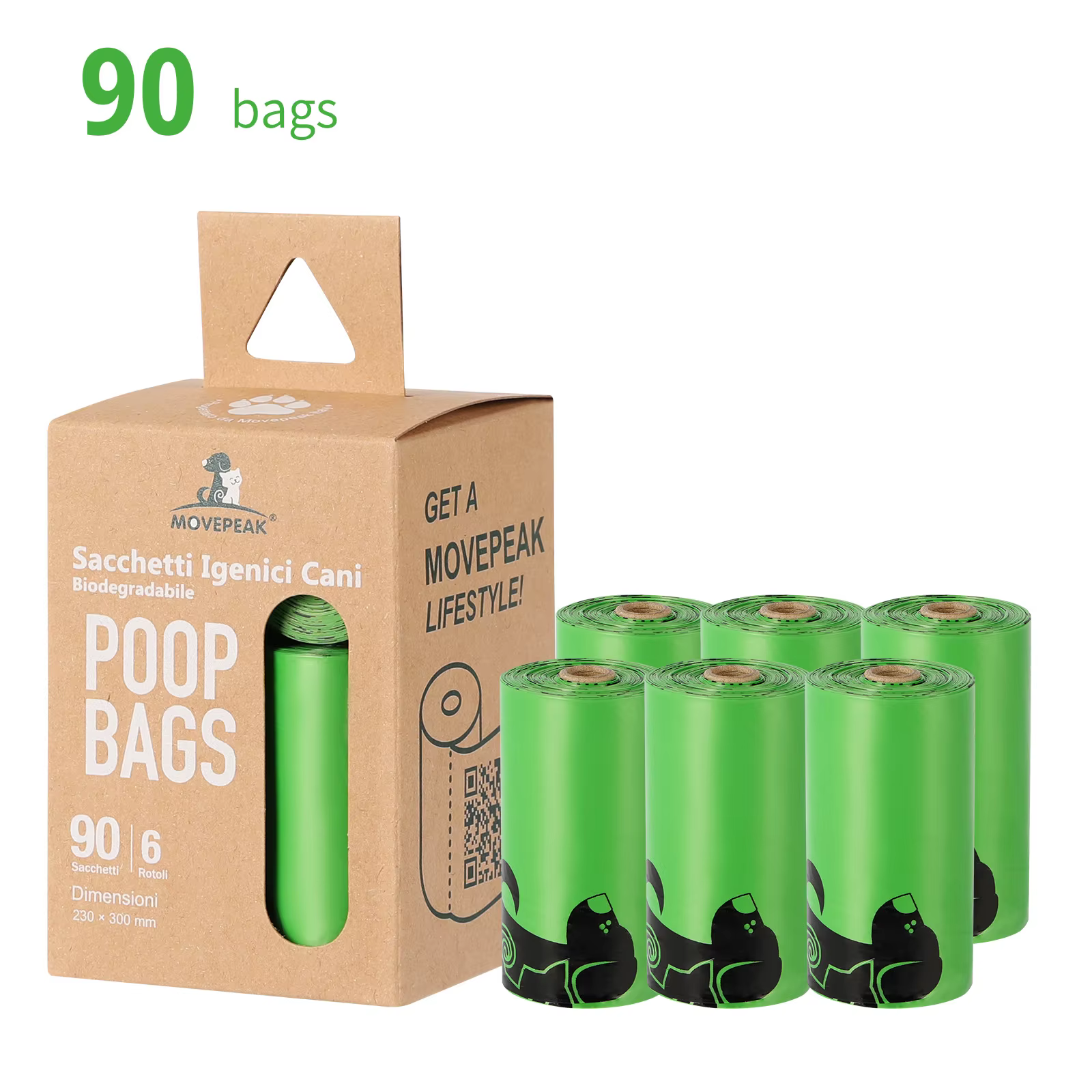Bolsas para excrementos súper gruesas, a prueba de fugas, gatos y perros - imagen 4