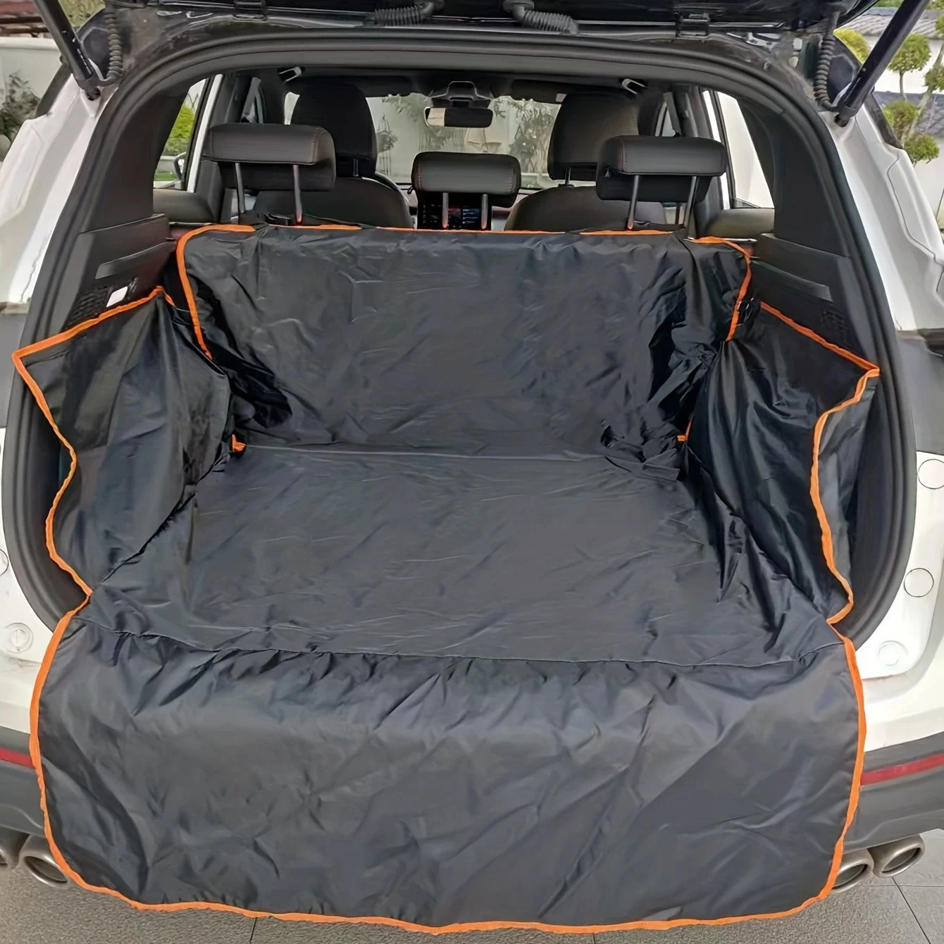 Detalle de la superficie impermeable de la alfombrilla para perros