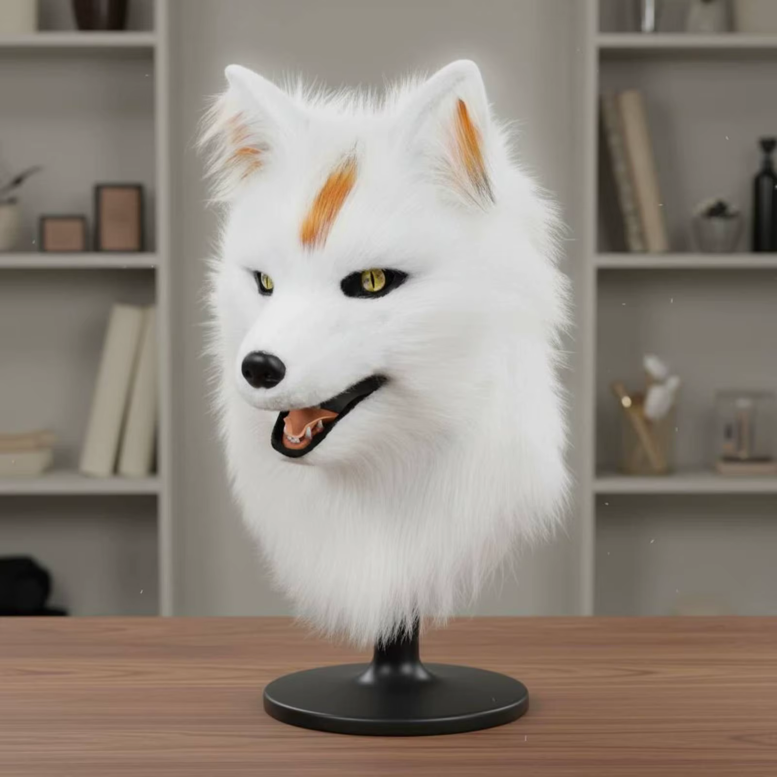 Máscara de Fursuit para Perro – Cabeza de Disfraz Suave para Cosplay - imagen 4