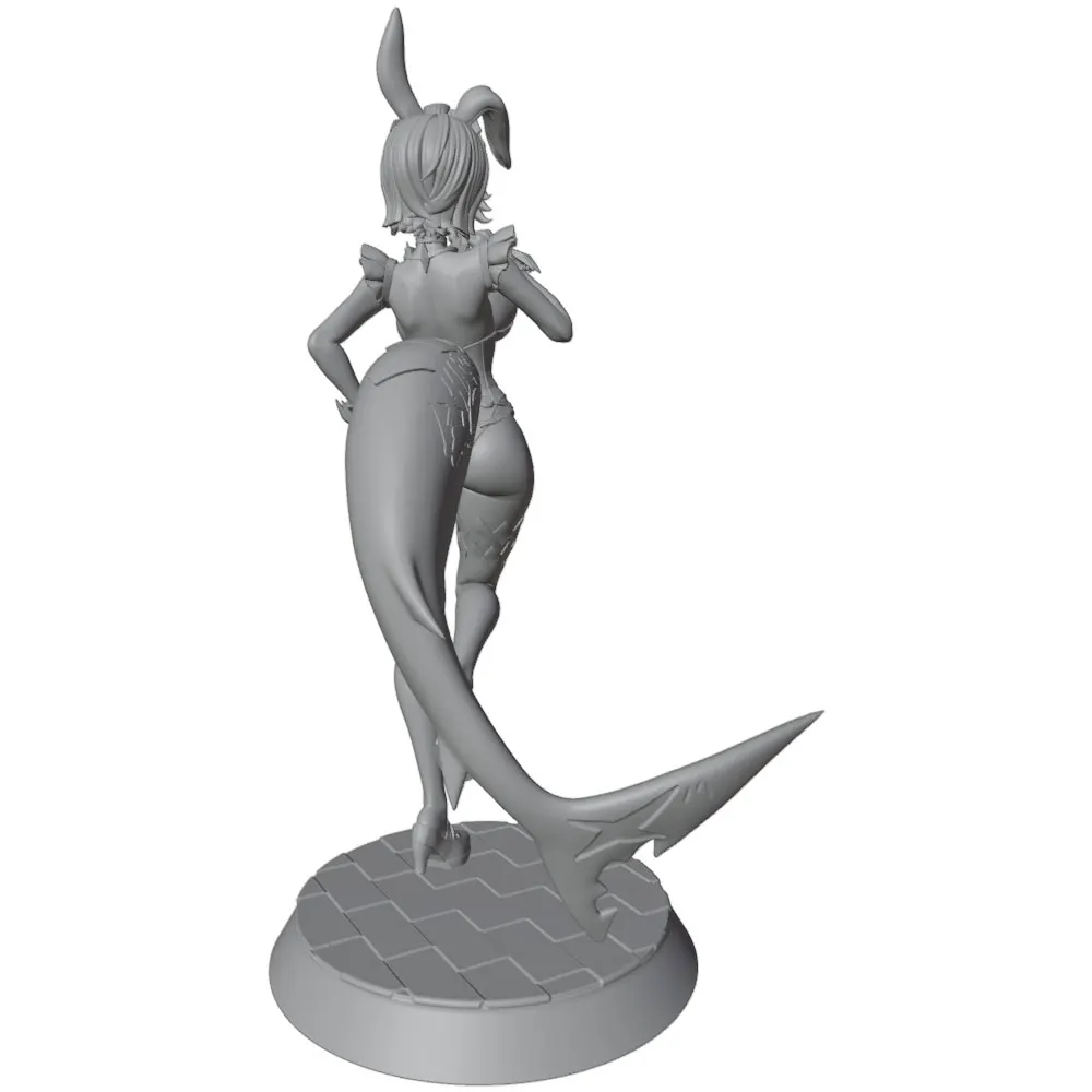 Kit miniatura guerrera 1/24 75mm resina – Figura para pintar y montar - imagen 4
