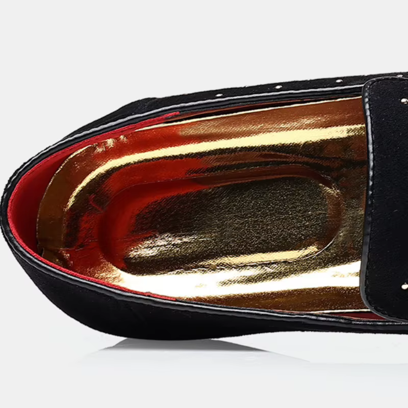 Detalle de la suela flexible de los mocasines