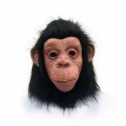 Máscara de látex realista de primate para adultos – Cosplay y Halloween