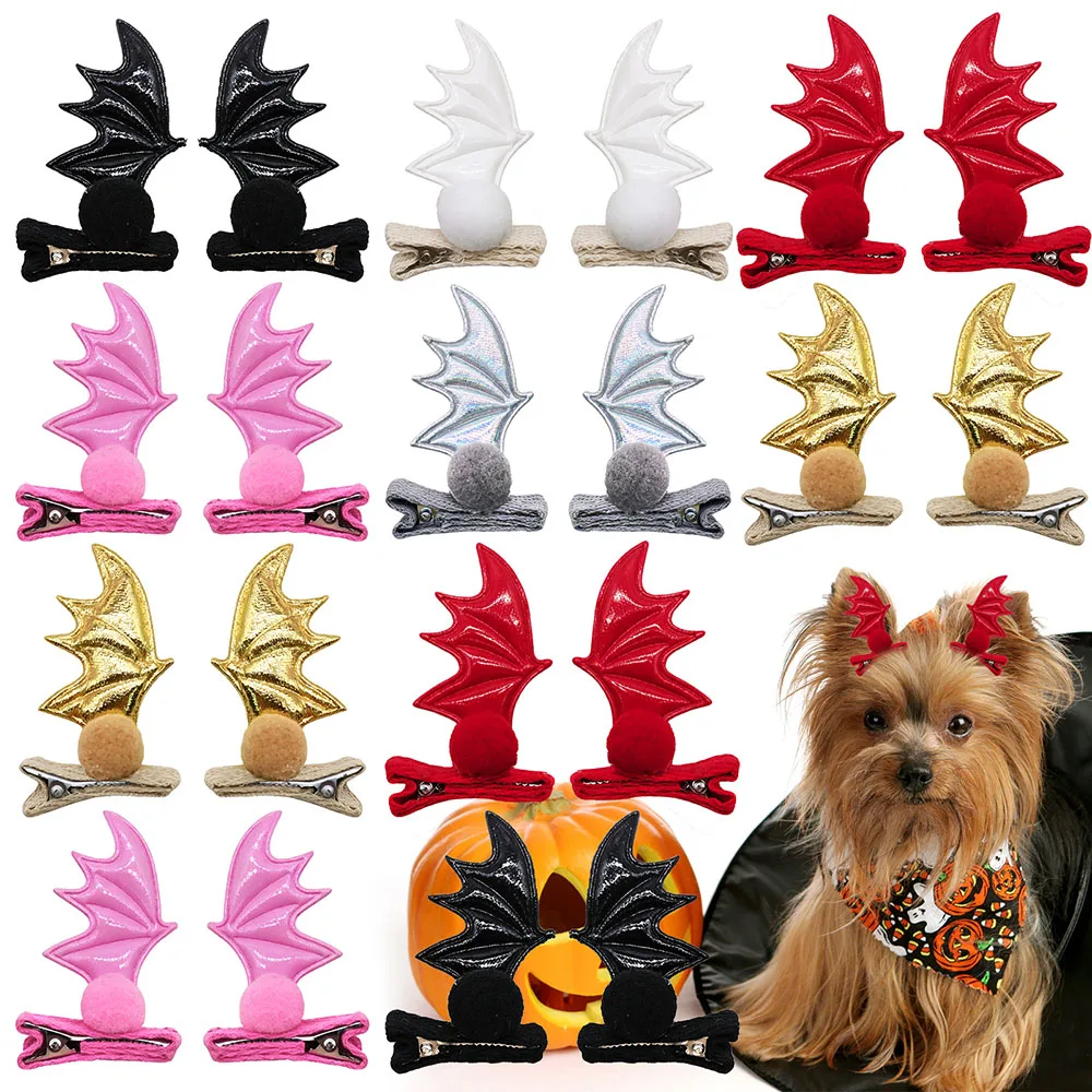 Horquillas Halloween Alas Murciélago para Perros – Pinzas de Fiesta caninas - imagen 5