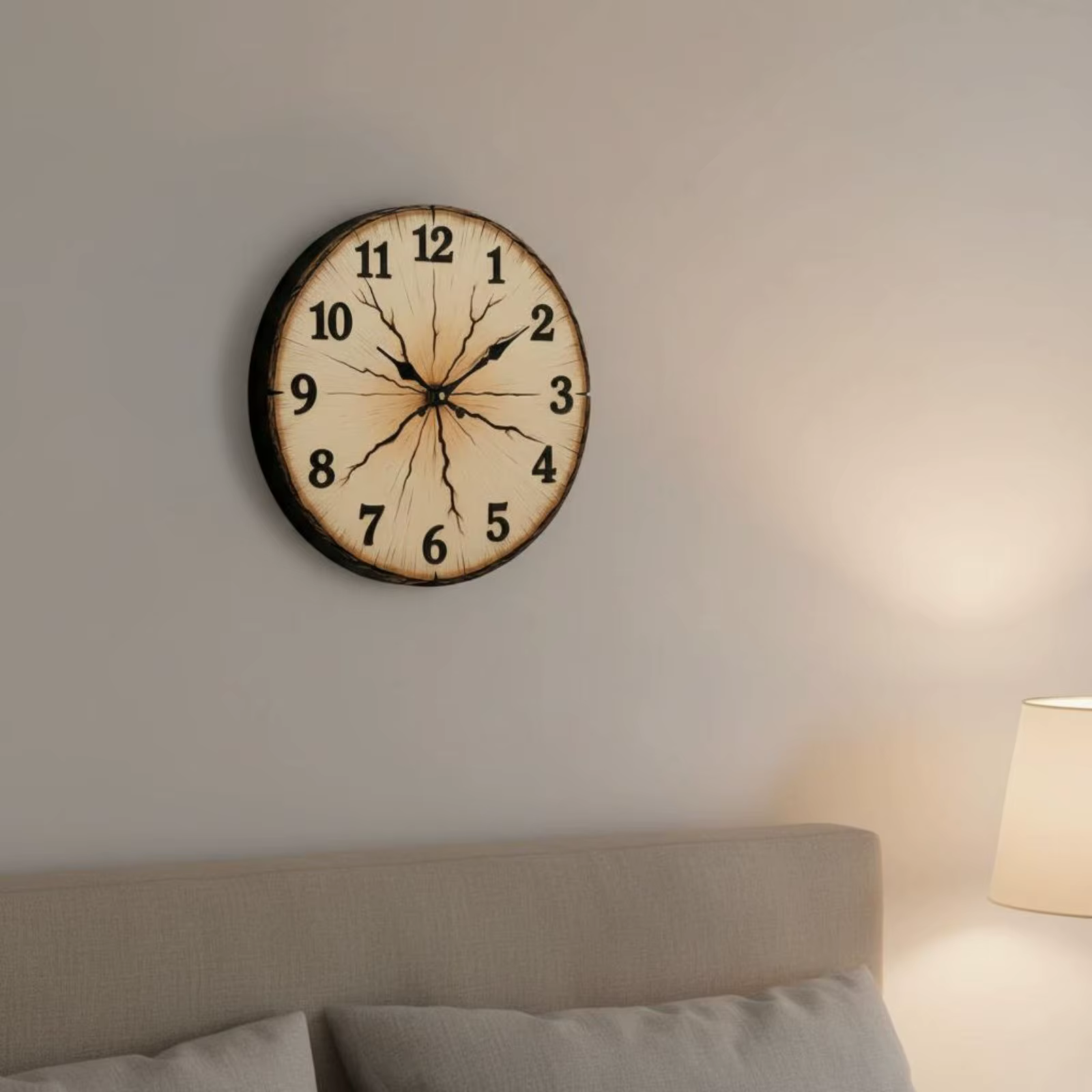 Reloj de pared de gato sin tictac – Decoración retro - imagen 5