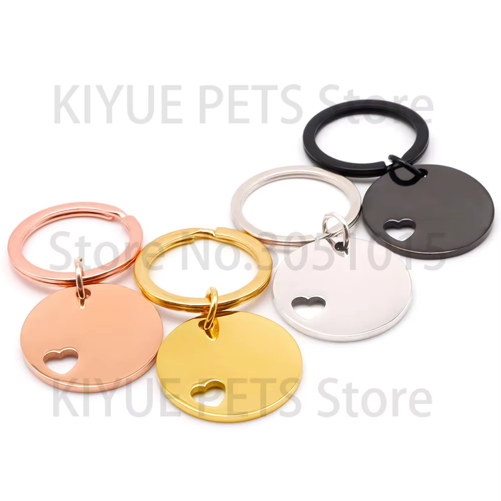 Placas de identificación en acero inoxidable para gatos y perros - imagen 5