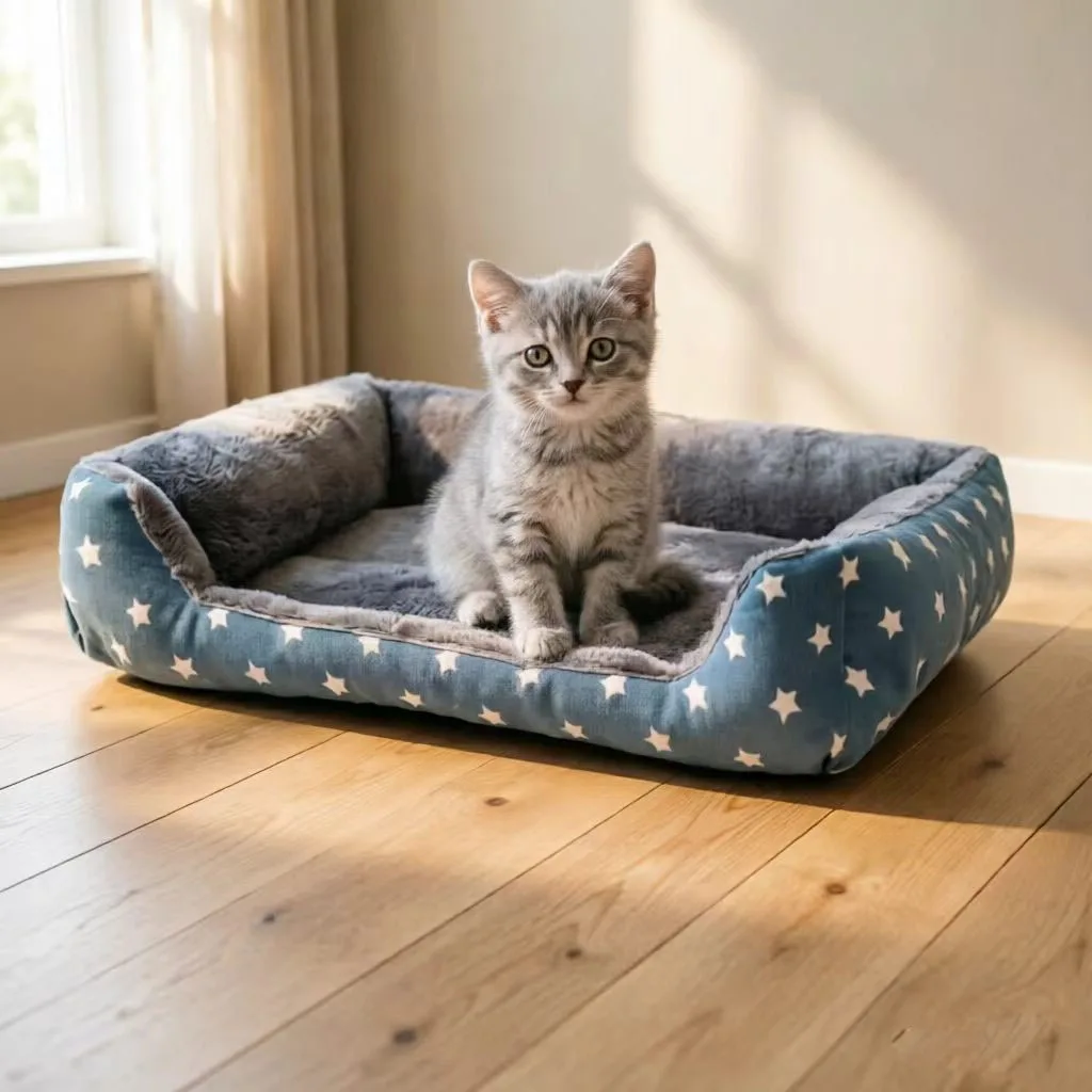Cama de felpa suave para mascotas