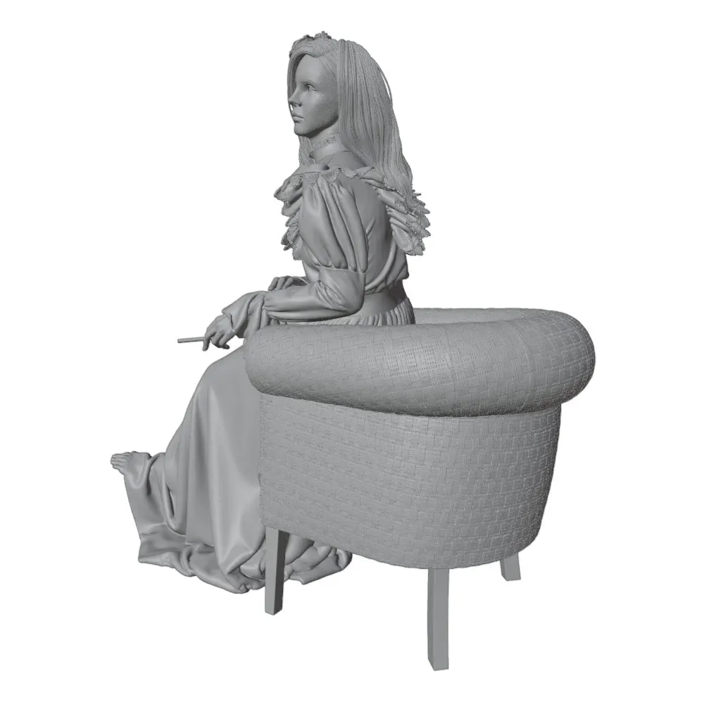 Figura 3D DIY de resina para gatos y perros, modelo gris sin pintar - imagen 5