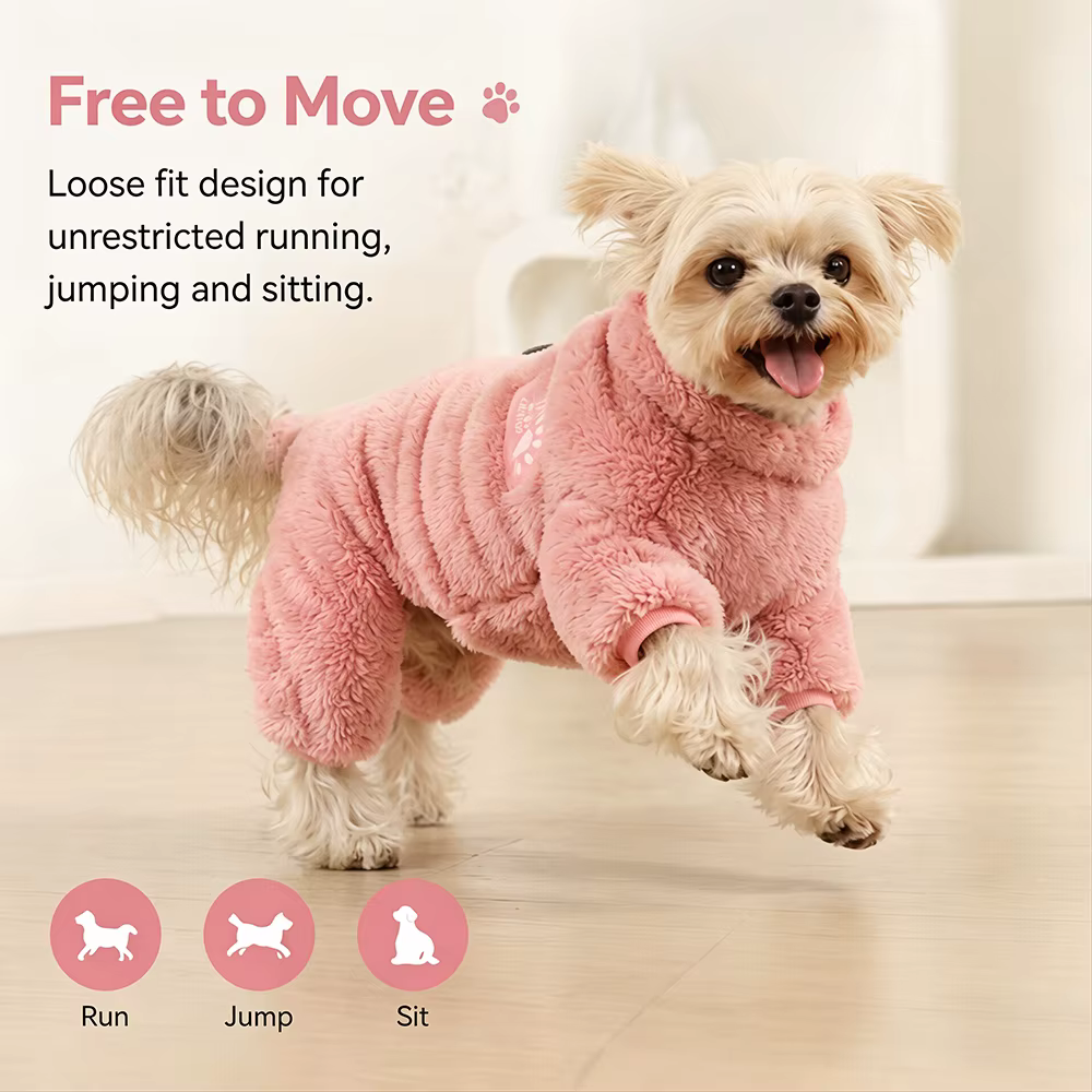 Mono de forro polar suave para perros pequeños y medianos - imagen 3