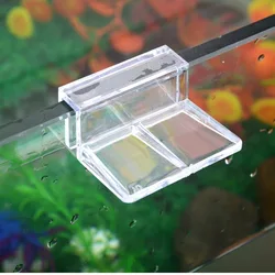 Soportes transparentes y abrazaderas para tapa de acuario de acrílico