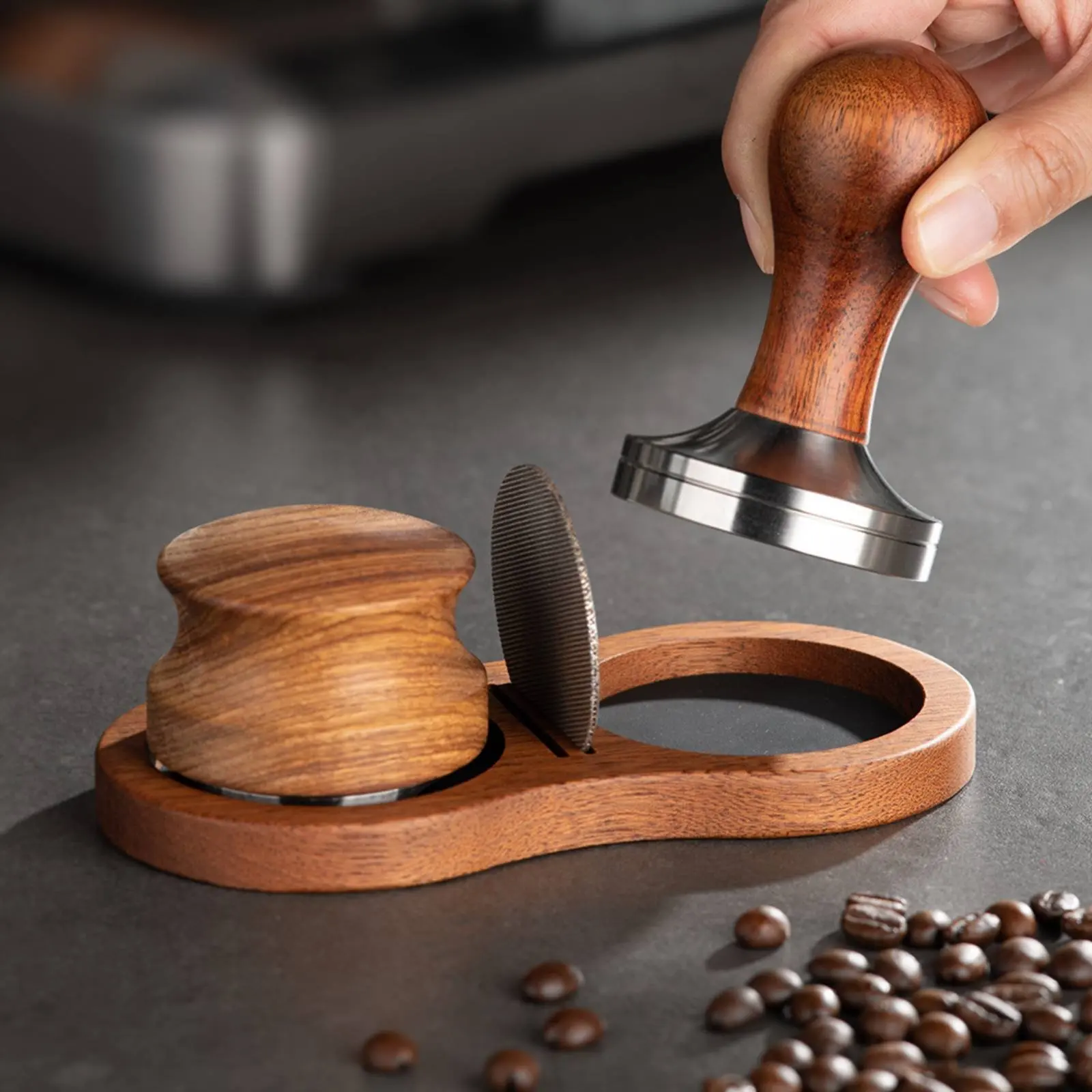 Estación de apisonado de espresso multifuncional: soporte y organizador - imagen 4