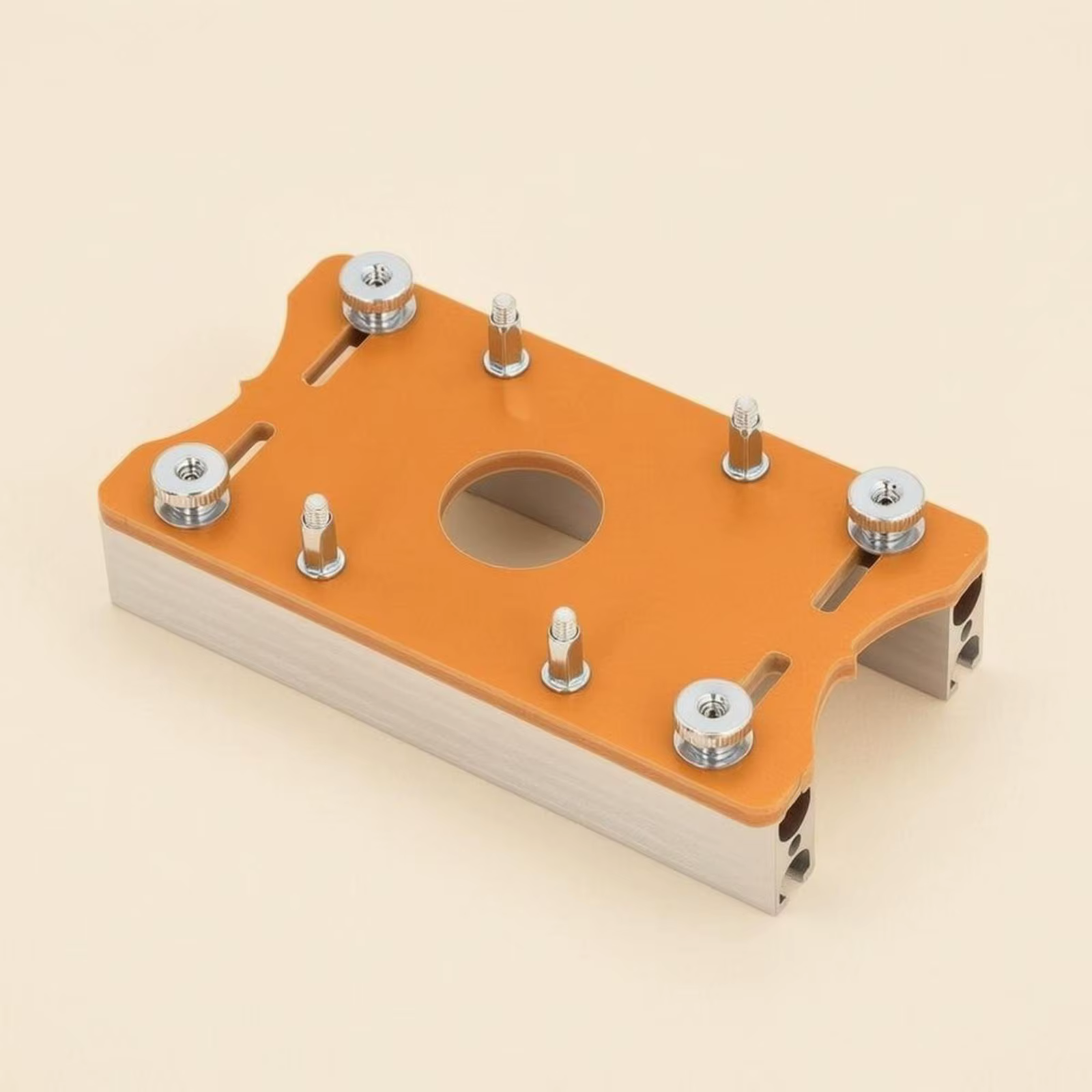 Plantilla ranuradora compacta ajustable para router - imagen 2