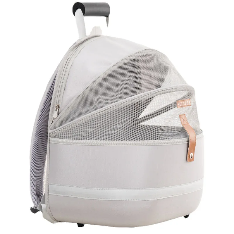 Mochila transpirable tipo cápsula espacial para perros y gatos - imagen 3
