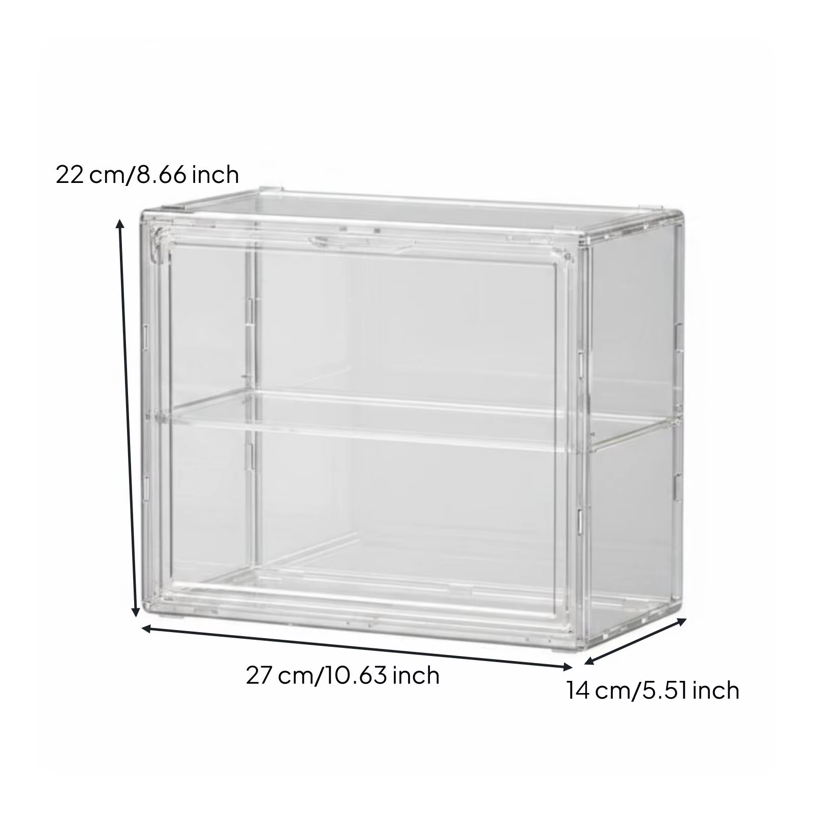 Vitrina apilable de metacrilato transparente para bolsos - imagen 5