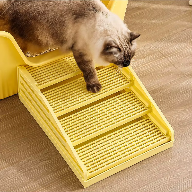 Alfombra plegable para arenero de gato, arena y salpicaduras - imagen 3