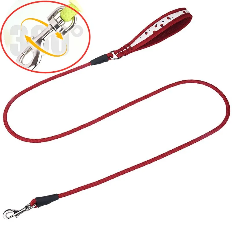 Correa para Perro de Nailon con Mango Cómodo – Paseo y Tiro, 150 cm - imagen 5