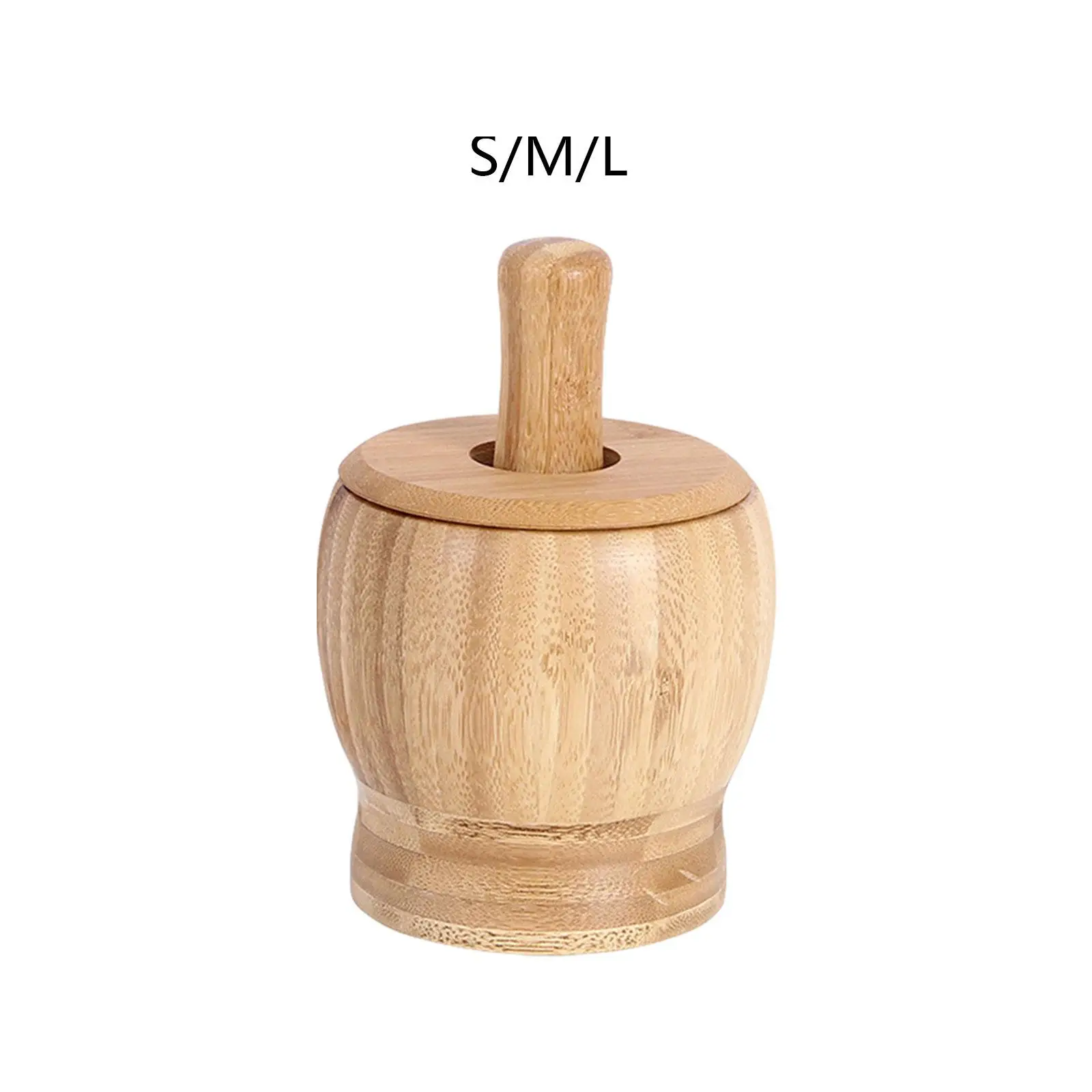 Mortero de madera con pilón para gatos y perros – Base antideslizante - imagen 3