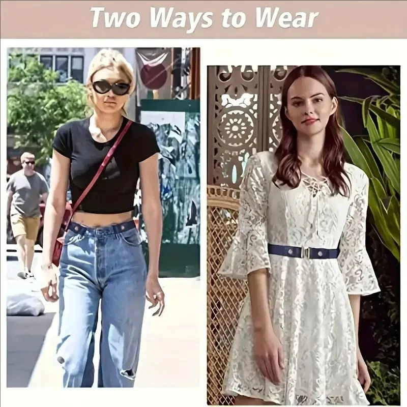 Cinturón elástico cómodo bajo la ropa