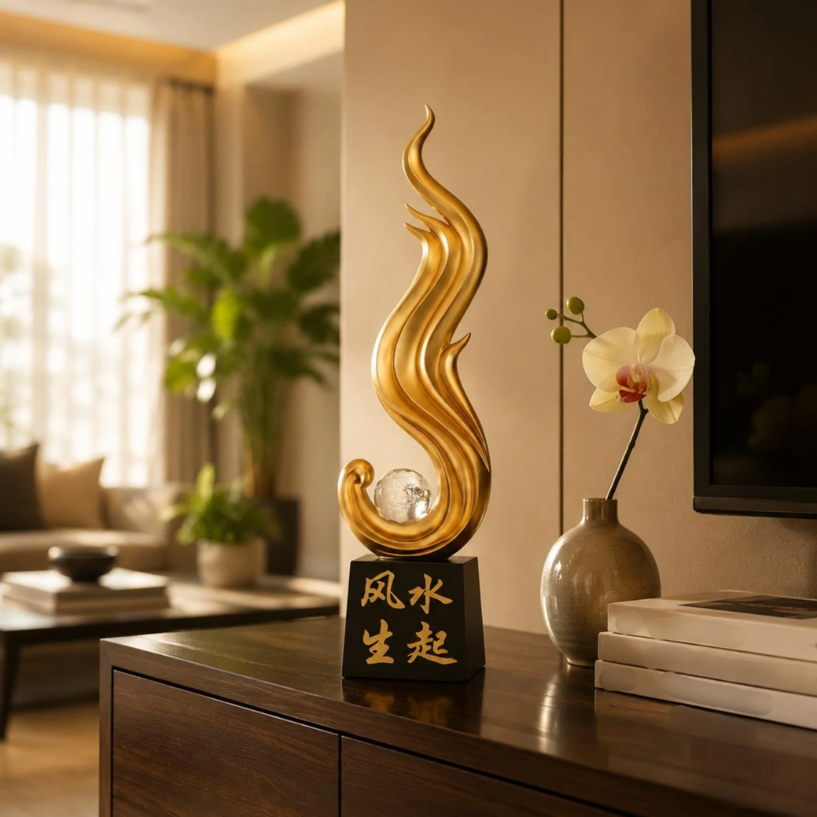 Adorno Feng Shui para escritorio: decoración ligera gatos y perros - imagen 4
