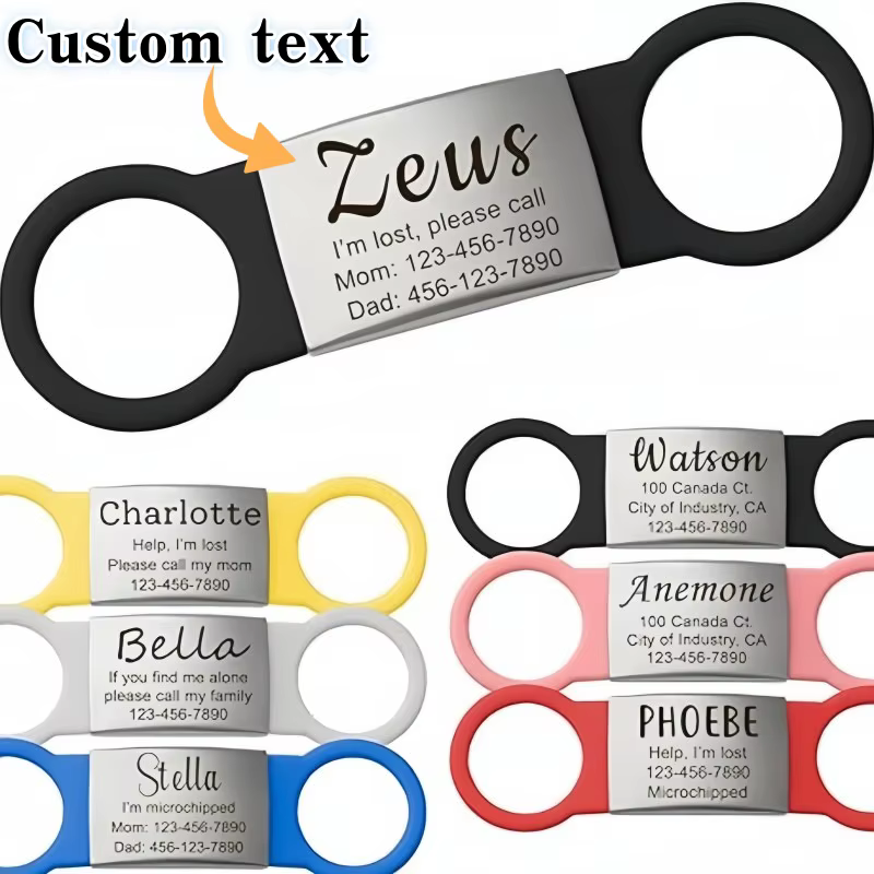 Collar personalizado con grabado de nombre para perros y gatos - imagen 3