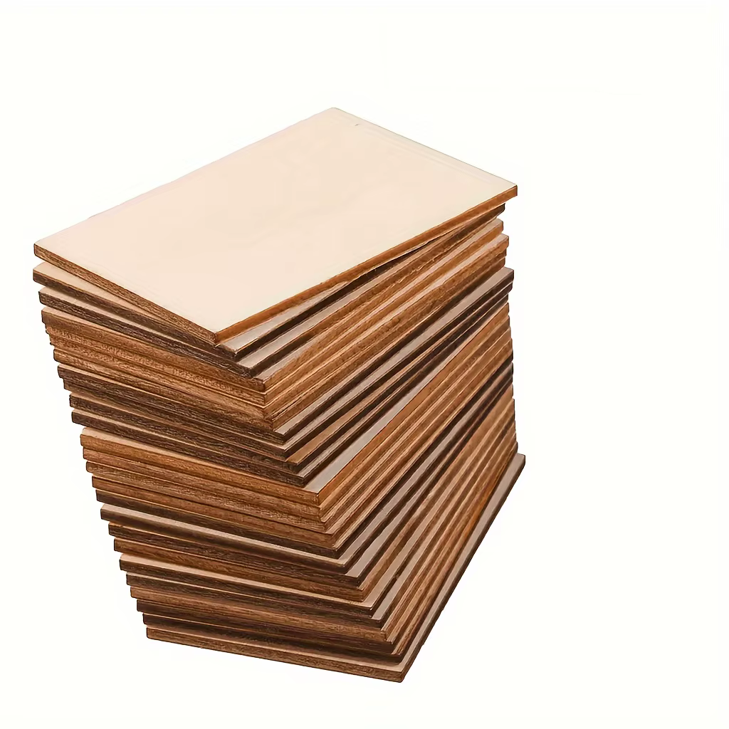 Paneles cuadrados de madera para manualidades