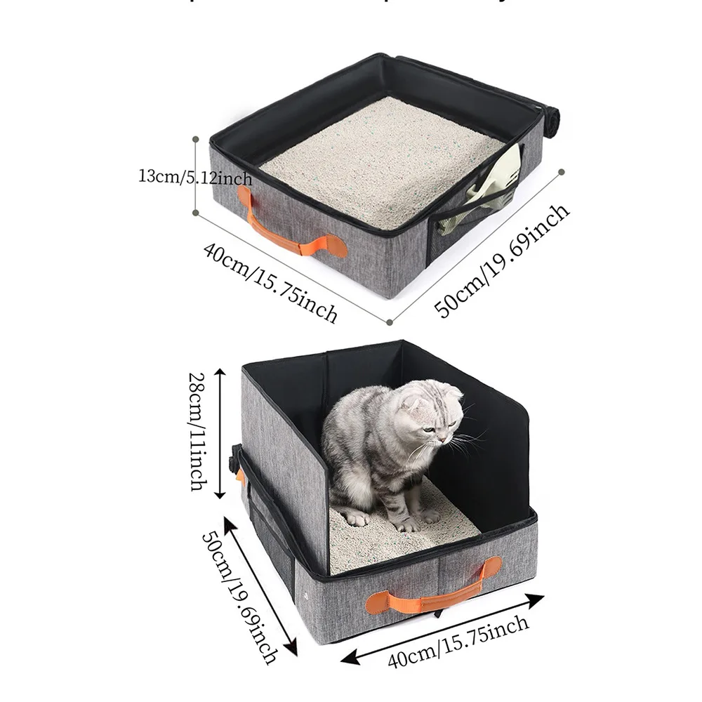 Caja de arena portátil impermeable plegable con bolsa de tela - imagen 2