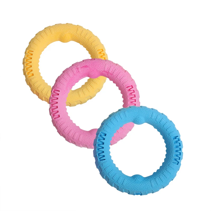 Anillo mordedor resistente para perros y cachorros – Juguete de tracción - imagen 5