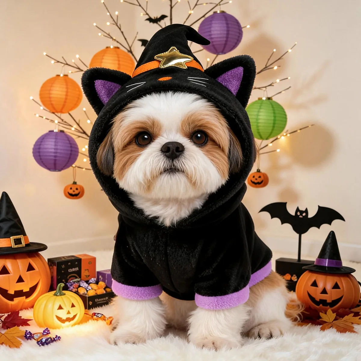 Disfraz de perro para Halloween – Atuendo festivo para cachorros pequeños y medianos - imagen 4