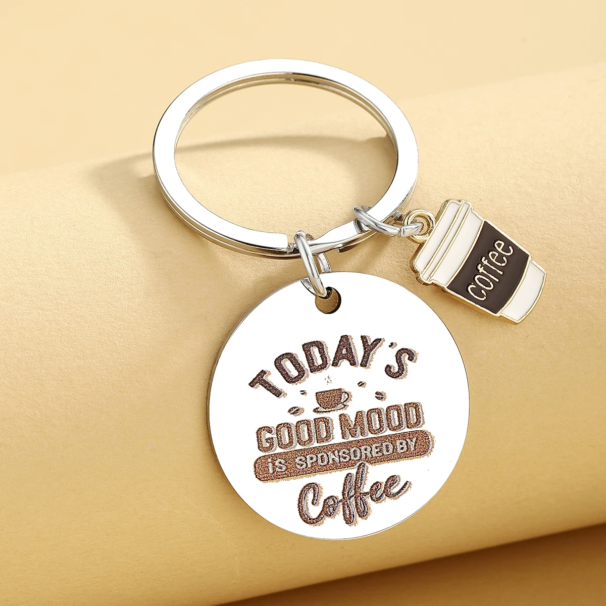 Llavero café para amantes del café, regalo para baristas y parejas - imagen 3