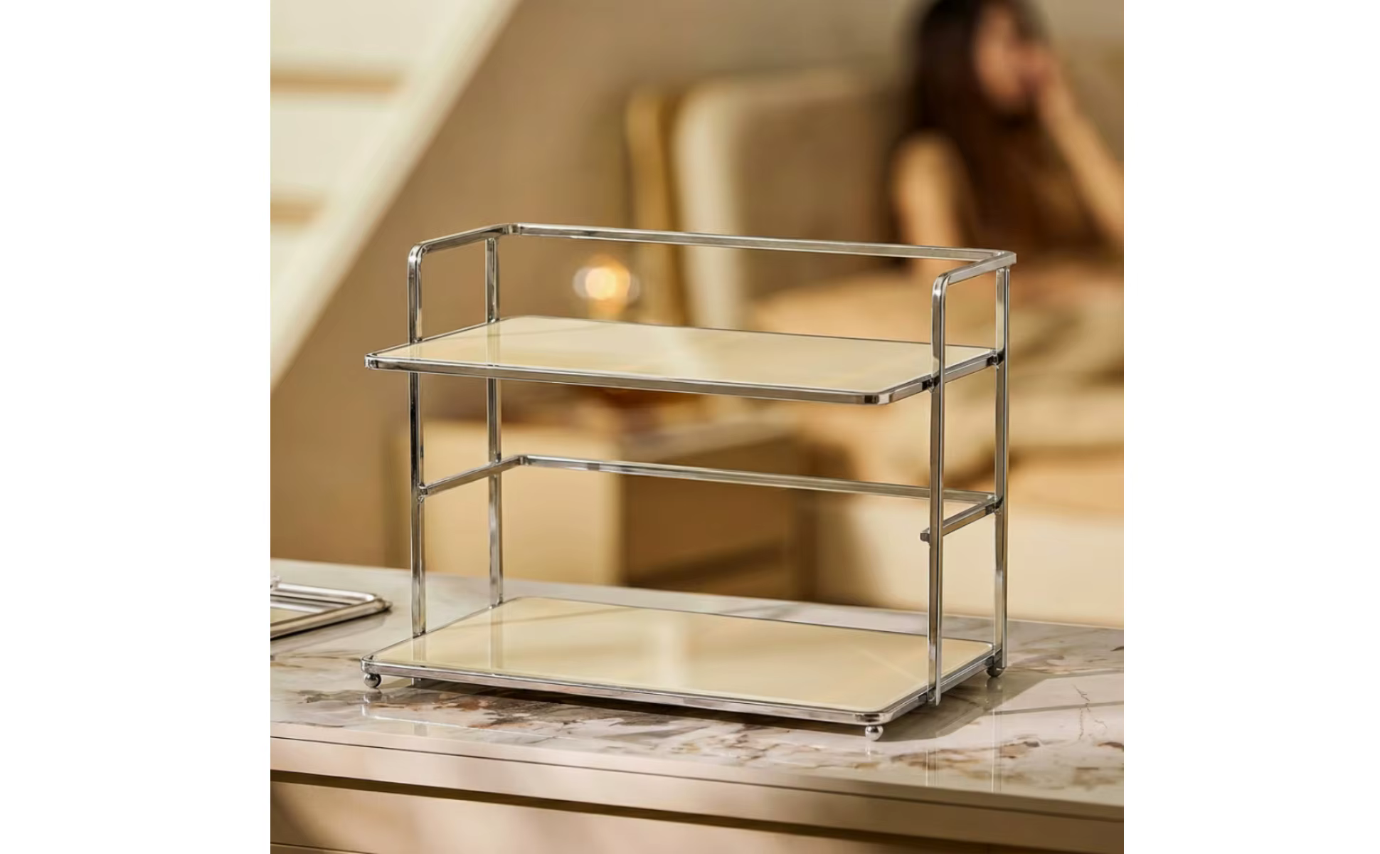Base con ruedas giratorias para mover el carrito