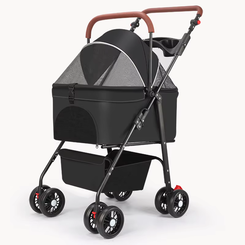 Carrito de paseo plegable para perros y gatos: ligero y separable - imagen 3