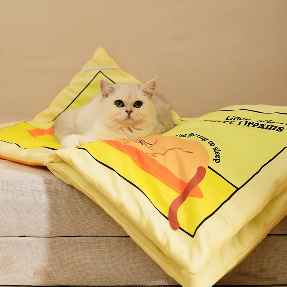Alfombra plegable para gato y perro estilo libro - imagen 2