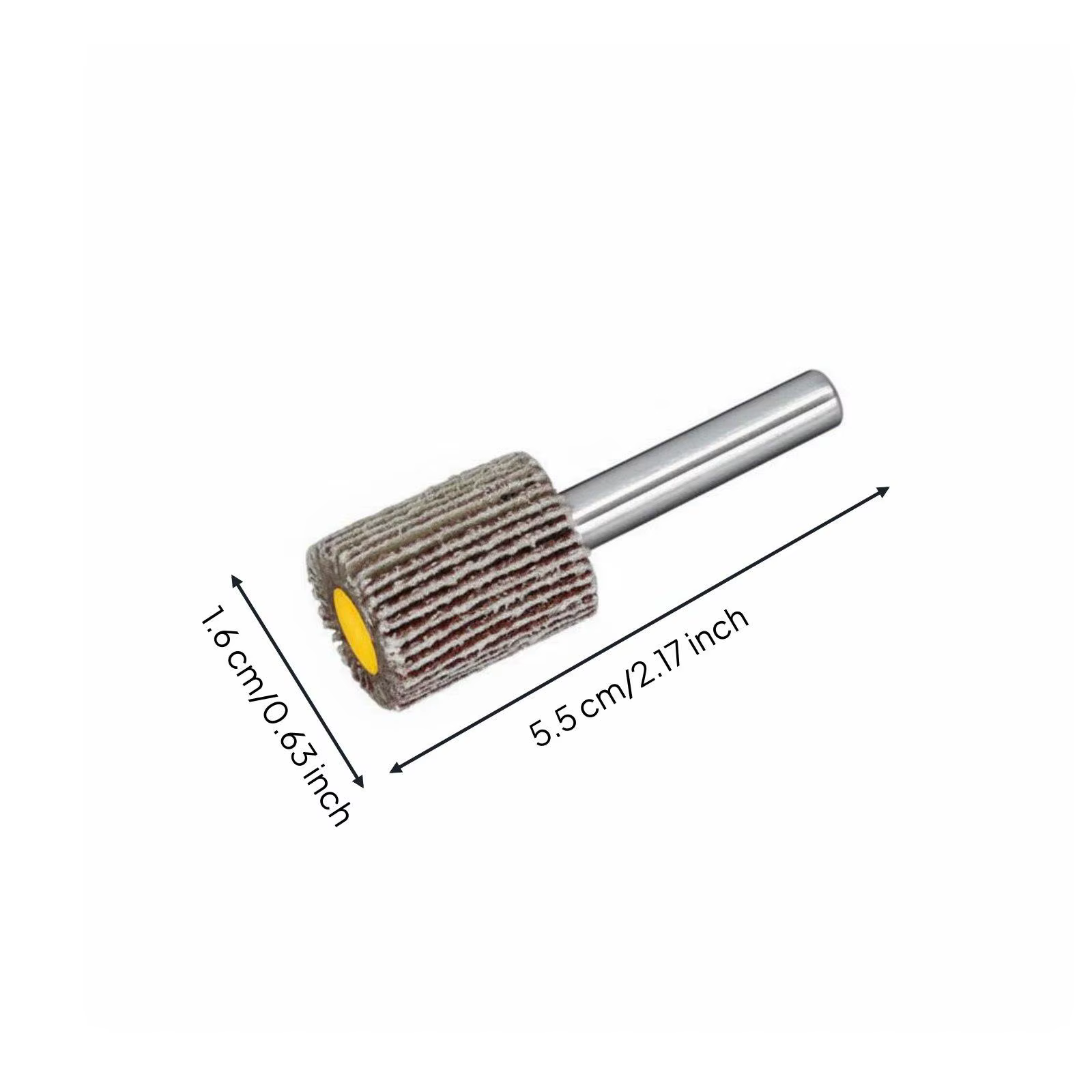 Cabezal tambor abrasivo 6 mm para lijadora de solapa – Pulir y dar forma madera - imagen 2
