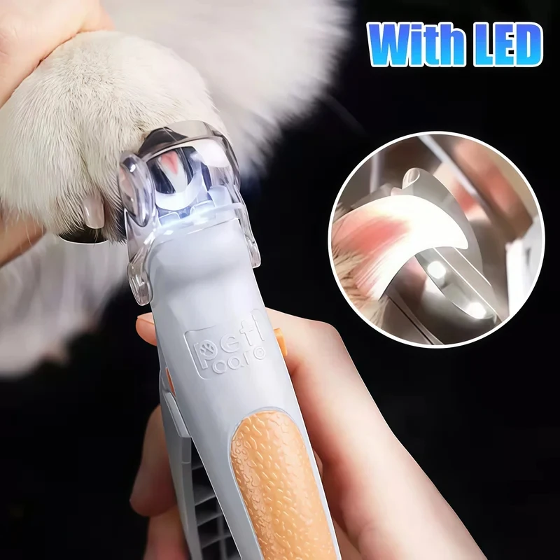 Cortauñas con luz LED para perros y gatos: tijeras profesionales - imagen 5