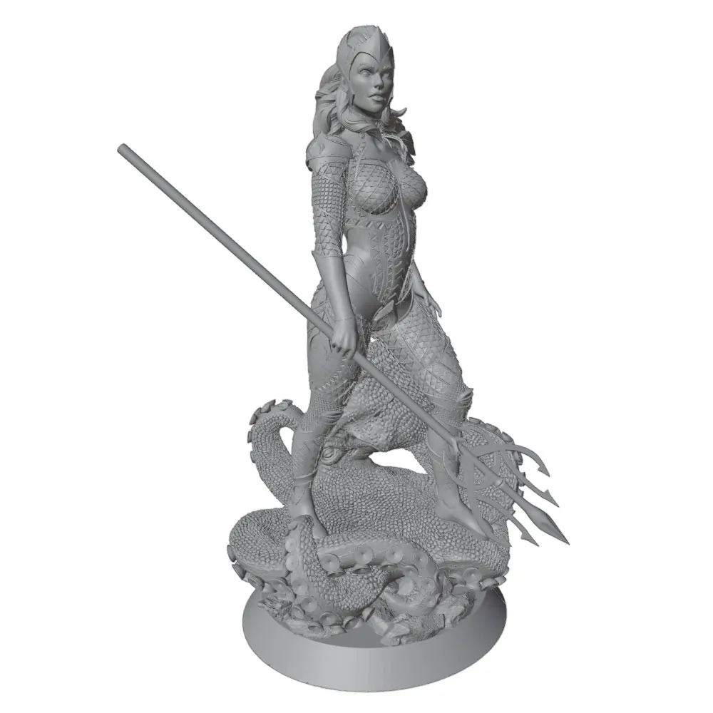 Kit de resina 3D DIY para miniatura, modelo gris impreso