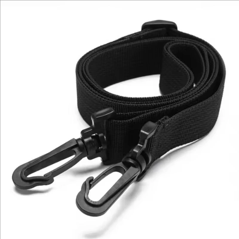 Correa bandolera ajustable para bolso de gato y perro, negro - imagen 4