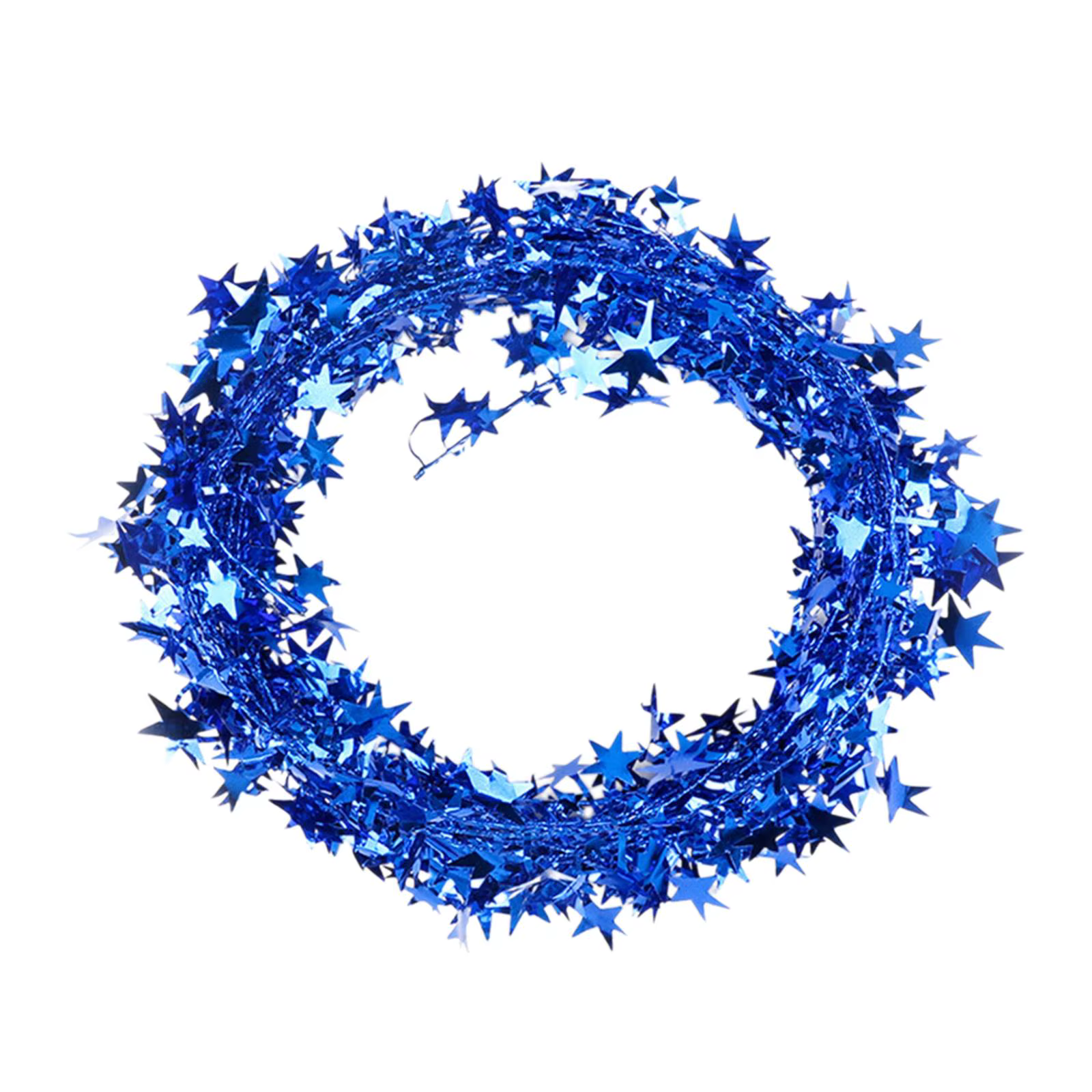 Guirnalda de Alambre con Estrellas Azules – Decoración de Navidad - imagen 5