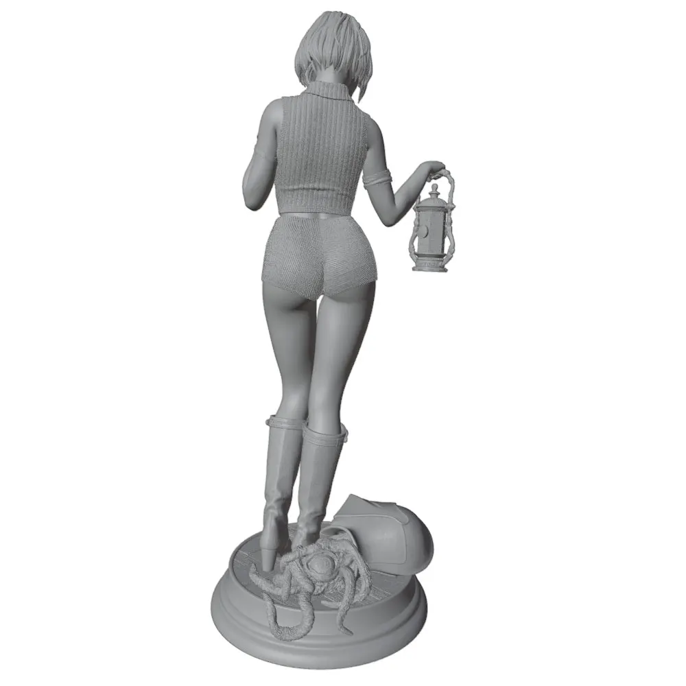 Figura resinada 1/24 para pintar – Miniatura GK de 75mm DIY sin montar - imagen 5