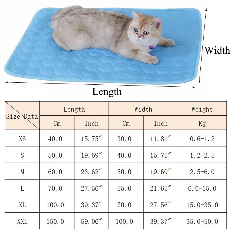 Alfombrilla de refrigeración para gatos mostrando su tejido CoolCore
