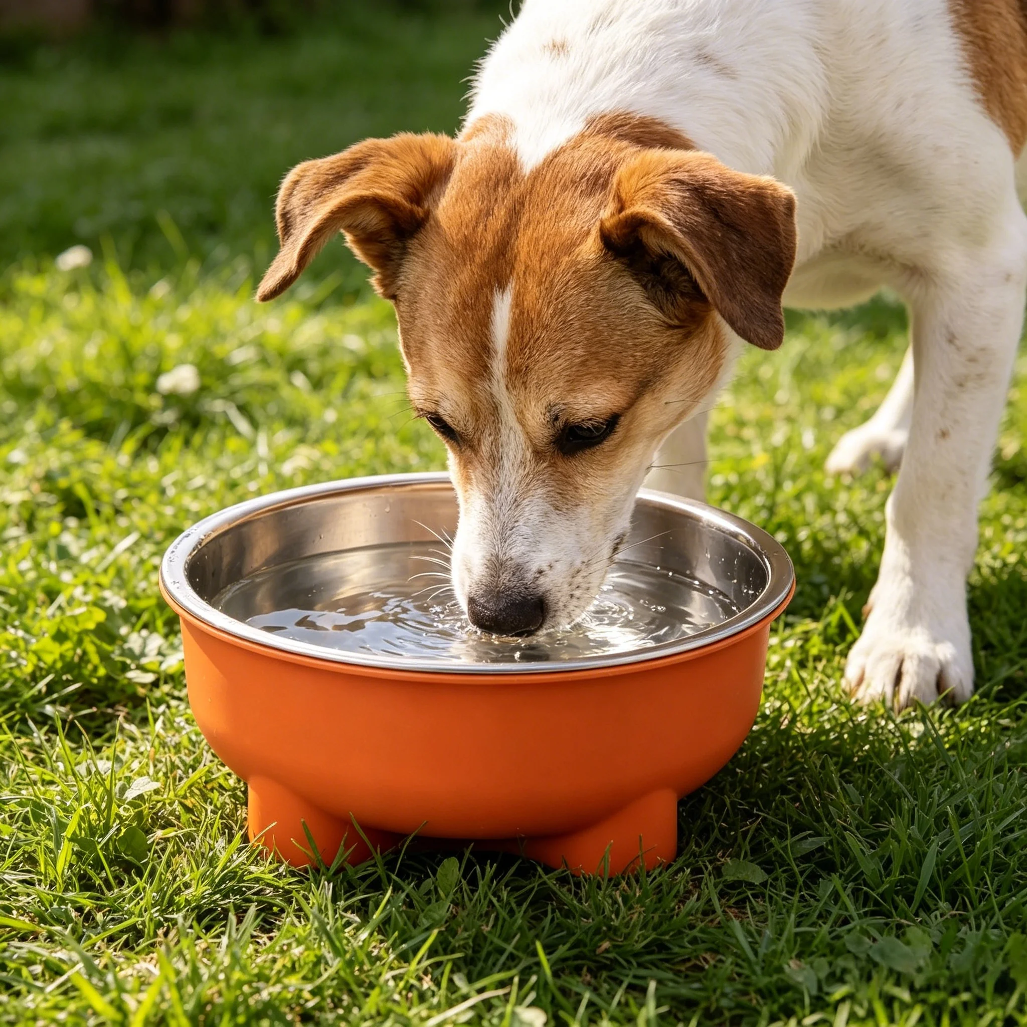 Tazones de acero inoxidable desmontables antideslizantes para gatos y perros - imagen 4