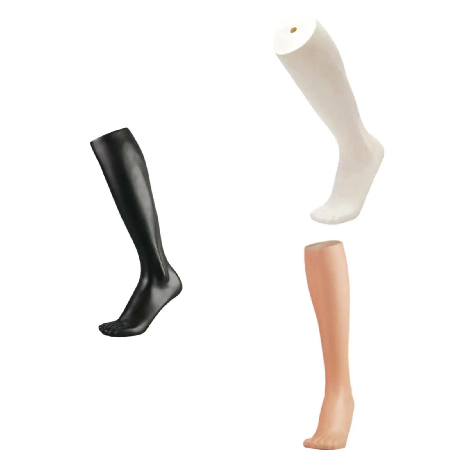 Shoe Model Display Showcase Foot Model Stand Mannequin Foot Sock Model Mannequin Leg Men for Retail Home Sandals Commercial Shop