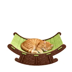 Cama nido para gatos y perros con rascador – Accesorio 4 estaciones