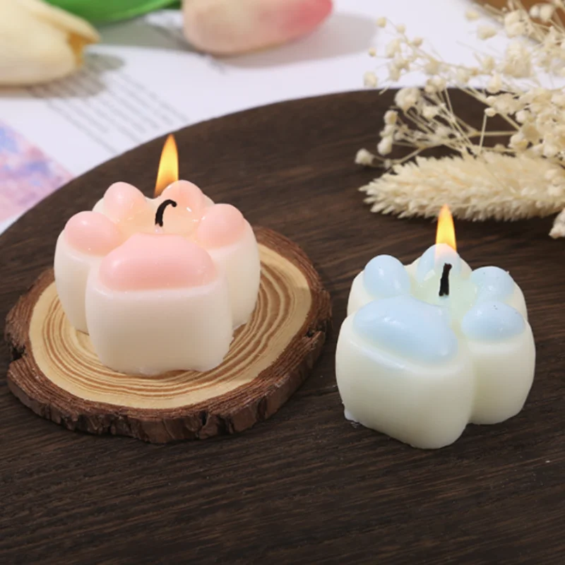 Velas de cumpleaños con forma garra de gato para gatitos y cachorros - imagen 2