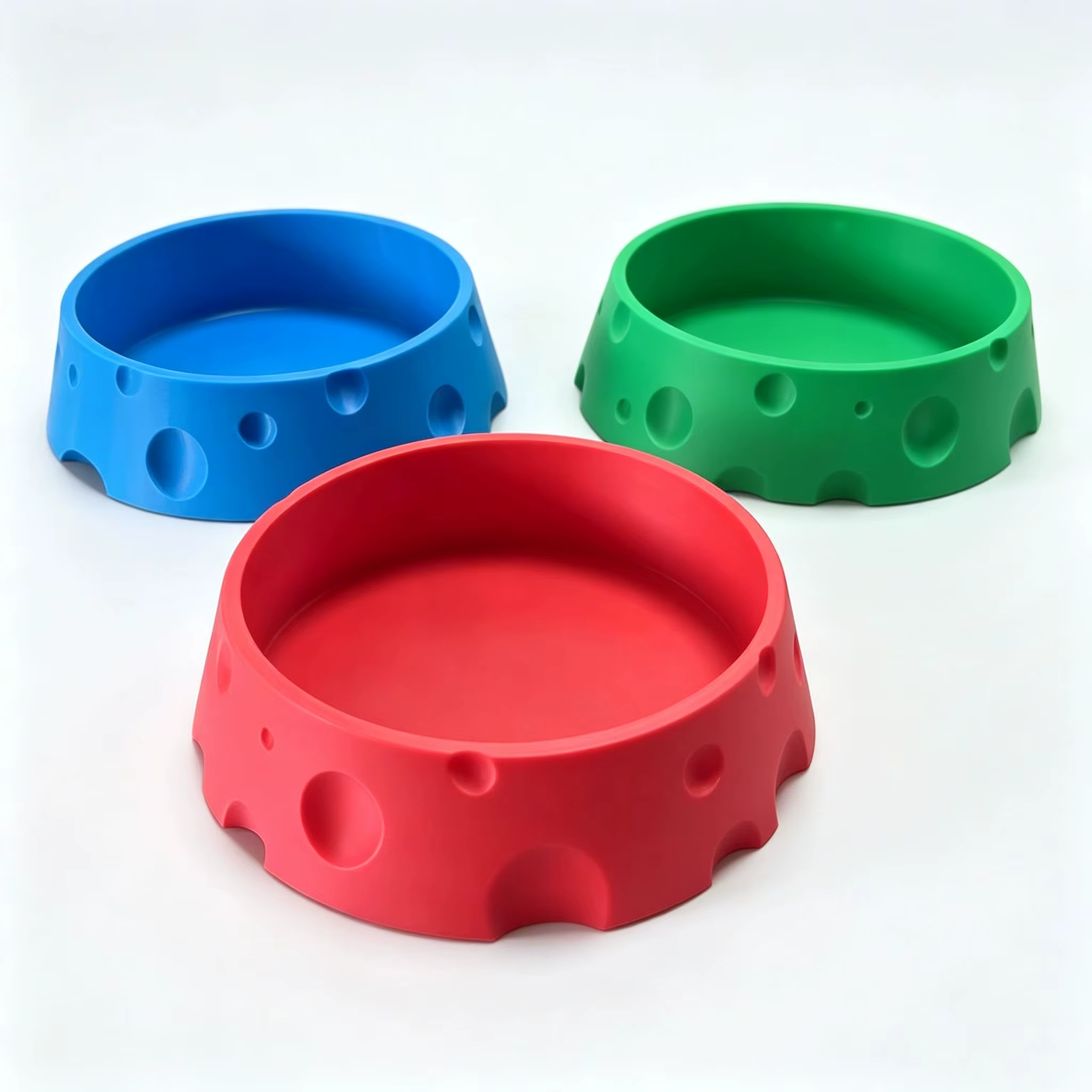 Plato para Gatos con Forma de Queso – Comida y Agua Fácil de Limpiar - imagen 4