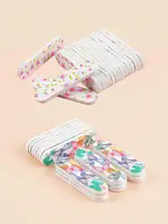 Lima de uñas doble cara para gatos y perros, floral